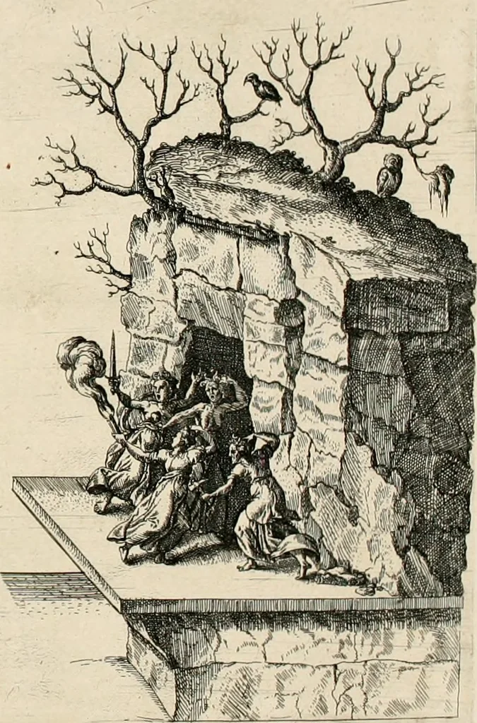 An illustration from La Ioyevse & magnifique entrée de Monseigneur Françoys, fils de France, et frere vnicqve dv Roy, par la grace de Dieu, Dvc de Brabant, d'Anjou, Alençon, Berri, &c. en sa tres-renommée ville d'Anvers, 1582, leaf 85