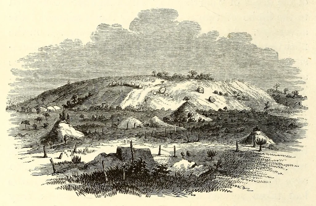 An illustration from The lake regions of Central Africa : a picture of exploration, 1860, leaf 264