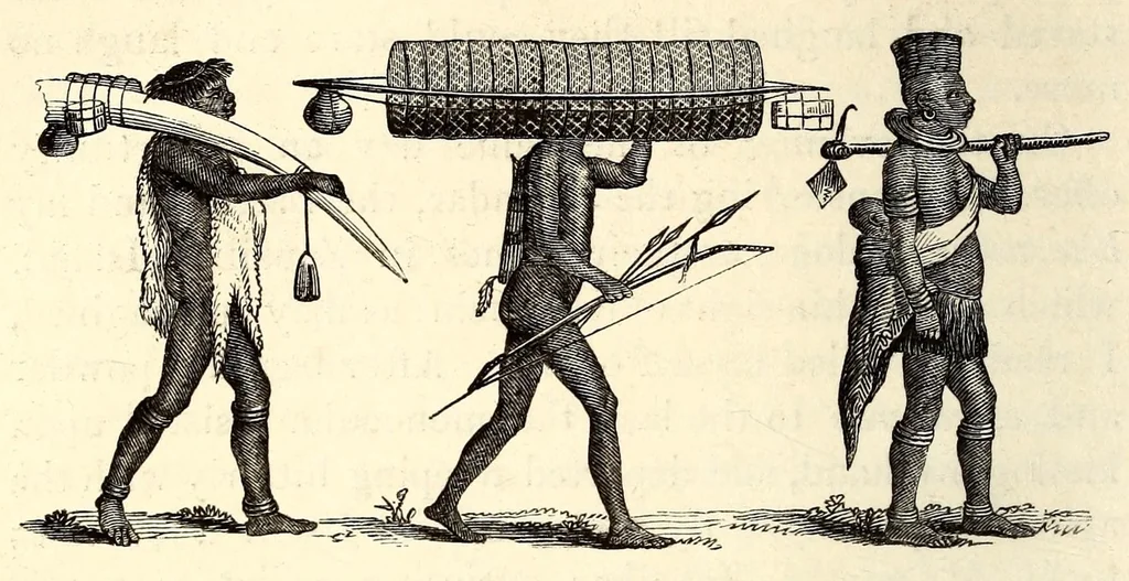 An illustration from The lake regions of Central Africa : a picture of exploration, 1860, leaf 302