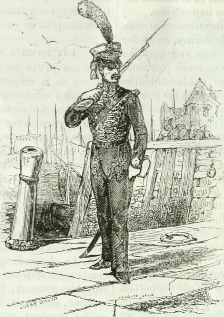 An illustration from La Lanterne magique : journal des choses curieuses et amusantes, 1833, leaf 205