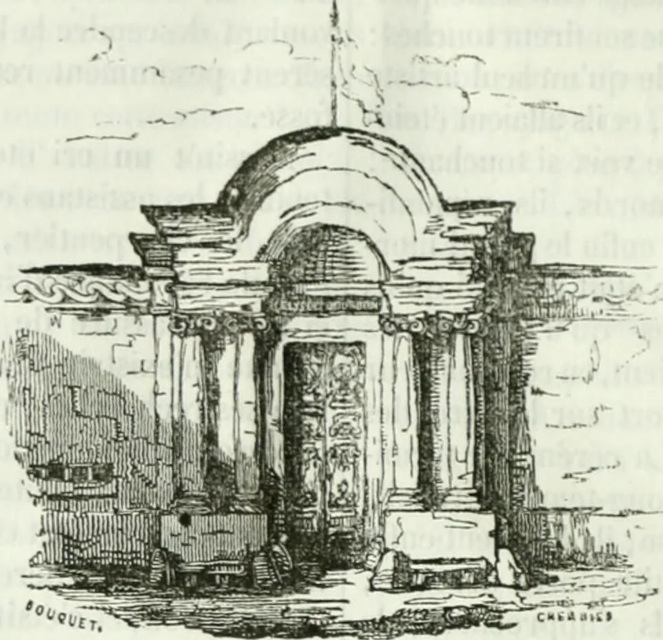 An illustration from La Lanterne magique : journal des choses curieuses et amusantes, 1833, leaf 219