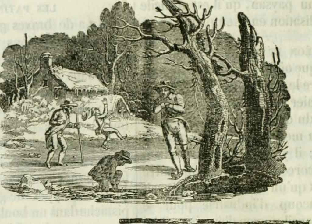 An illustration from La Lanterne magique : journal des choses curieuses et amusantes, 1833, leaf 267
