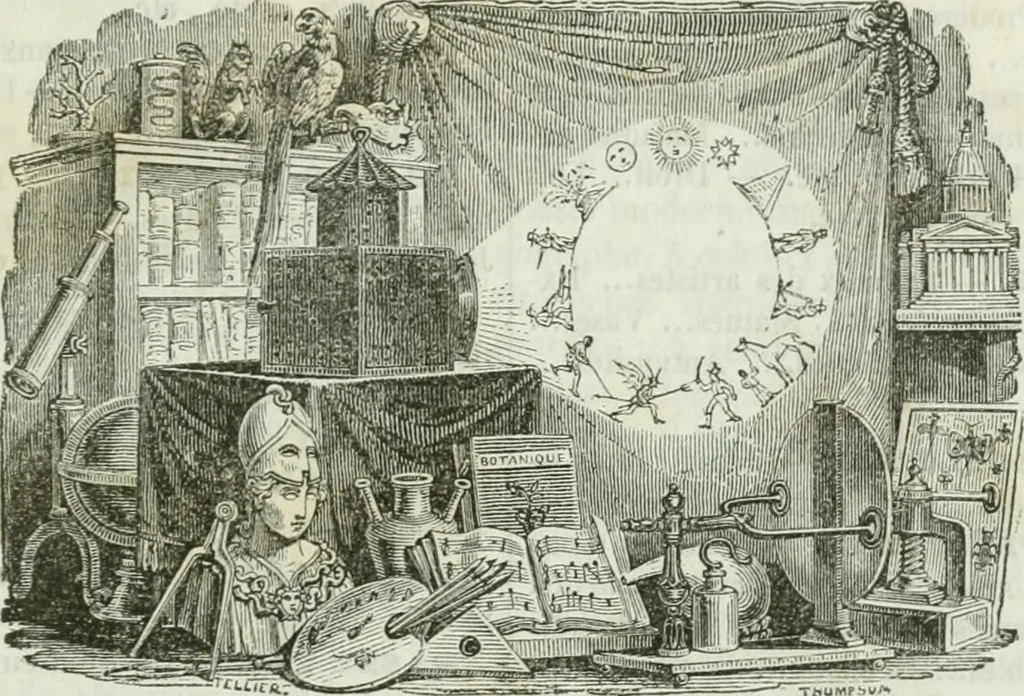 An illustration from La Lanterne magique : journal des choses curieuses et amusantes, 1833, leaf 4