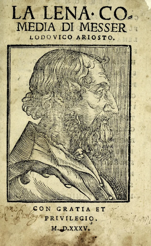 An illustration from La Lena : comedia, 1535, leaf 9