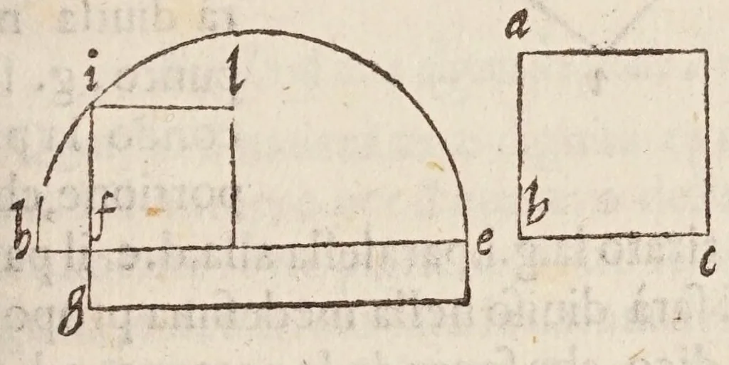 An illustration from L'algebra, 1579, leaf 305