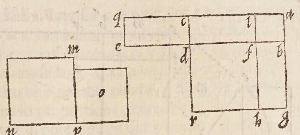 An illustration from L'algebra, 1579, leaf 313
