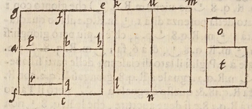 An illustration from L'algebra, 1579, leaf 320
