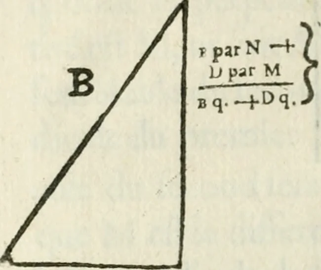 An illustration from L'algebre novvelle de Mr. Viete ..., 1630, leaf 159
