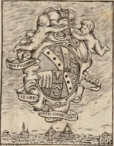 An illustration from L'alicorno. Discorso dell' eccellente medico, et filosofo M. Andrea Bacci; nel quale si tratta della natura dell' alicorno, & delle sue virtù eccellentissime .., 1573, leaf 2