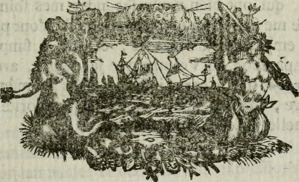 An illustration from La lire maçonne; ou, Recueil de chansons des francs-maçons, 1787, leaf 22