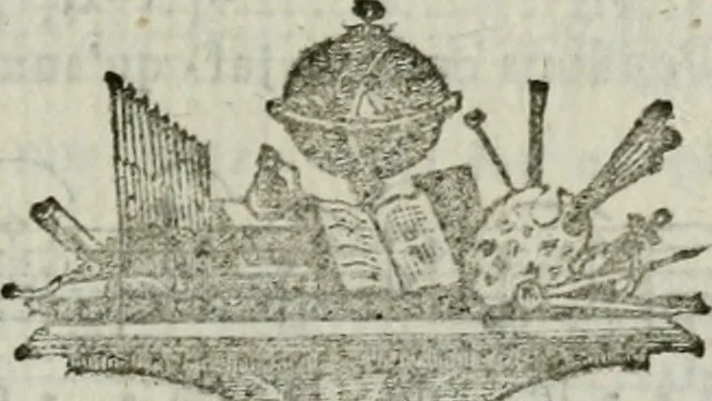 An illustration from La lire maçonne; ou, Recueil de chansons des francs-maçons, 1787, leaf 532