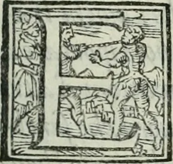 An illustration from L'alitinonfo di m. Gasparo Scaruffi Regiano, per fare ragione, et concordanza d'oro, e d'argento : che seruirà in vniuersale; tanto per prouedere à gli infiniti abusi del tosare, et guastare monete; quanto per regolare ogni sorte di pagamenti, et ridurre anco tutto il mondo ad vna sola moneta, 1582, leaf 154