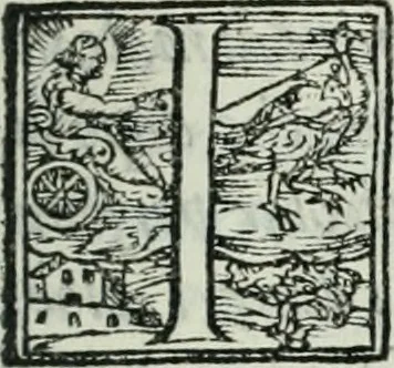 An illustration from L'alitinonfo di m. Gasparo Scaruffi Regiano, per fare ragione, et concordanza d'oro, e d'argento : che seruirà in vniuersale; tanto per prouedere à gli infiniti abusi del tosare, et guastare monete; quanto per regolare ogni sorte di pagamenti, et ridurre anco tutto il mondo ad vna sola moneta, 1582, leaf 158