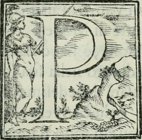 An illustration from L'alitinonfo di m. Gasparo Scaruffi Regiano, per fare ragione, et concordanza d'oro, e d'argento : che seruirà in vniuersale; tanto per prouedere à gli infiniti abusi del tosare, et guastare monete; quanto per regolare ogni sorte di pagamenti, et ridurre anco tutto il mondo ad vna sola moneta, 1582, leaf 18
