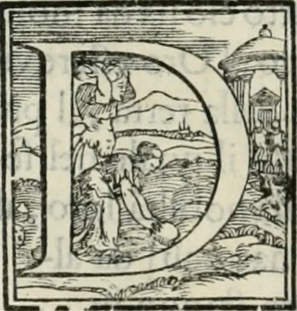 An illustration from L'alitinonfo di m. Gasparo Scaruffi Regiano, per fare ragione, et concordanza d'oro, e d'argento : che seruirà in vniuersale; tanto per prouedere à gli infiniti abusi del tosare, et guastare monete; quanto per regolare ogni sorte di pagamenti, et ridurre anco tutto il mondo ad vna sola moneta, 1582, leaf 19