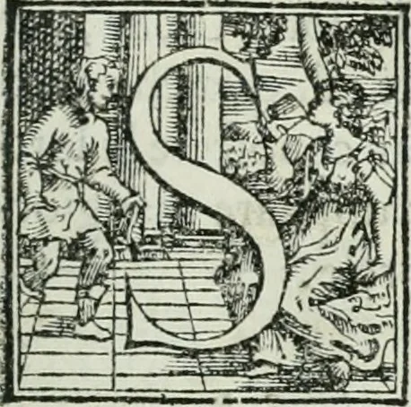 An illustration from L'alitinonfo di m. Gasparo Scaruffi Regiano, per fare ragione, et concordanza d'oro, e d'argento : che seruirà in vniuersale; tanto per prouedere à gli infiniti abusi del tosare, et guastare monete; quanto per regolare ogni sorte di pagamenti, et ridurre anco tutto il mondo ad vna sola moneta, 1582, leaf 30