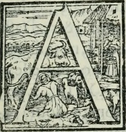 An illustration from L'alitinonfo di m. Gasparo Scaruffi Regiano, per fare ragione, et concordanza d'oro, e d'argento : che seruirà in vniuersale; tanto per prouedere à gli infiniti abusi del tosare, et guastare monete; quanto per regolare ogni sorte di pagamenti, et ridurre anco tutto il mondo ad vna sola moneta, 1582, leaf 32
