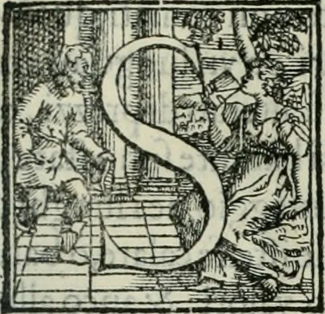 An illustration from L'alitinonfo di m. Gasparo Scaruffi Regiano, per fare ragione, et concordanza d'oro, e d'argento : che seruirà in vniuersale; tanto per prouedere à gli infiniti abusi del tosare, et guastare monete; quanto per regolare ogni sorte di pagamenti, et ridurre anco tutto il mondo ad vna sola moneta, 1582, leaf 98