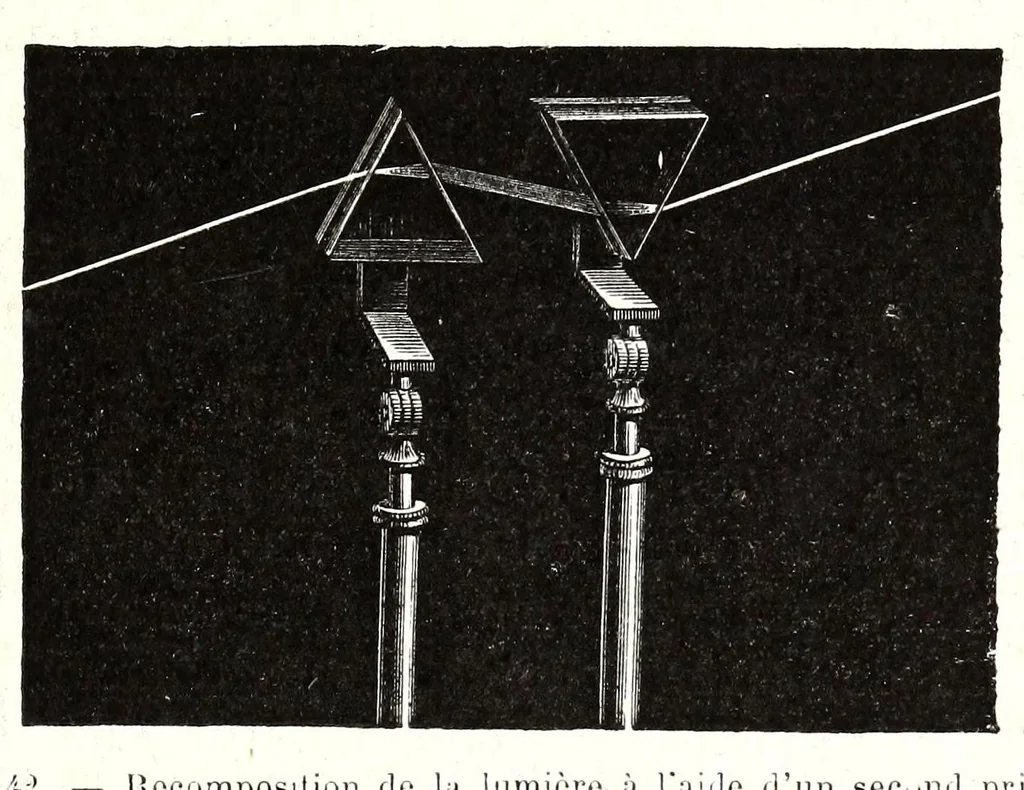 An illustration from La lumière et les couleurs, 1874, leaf 127
