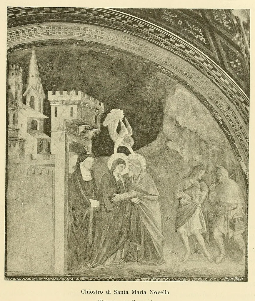 An illustration from La madonna; Svolgimento artistico delle rappresentazioni della vergine;, 1900, leaf 119