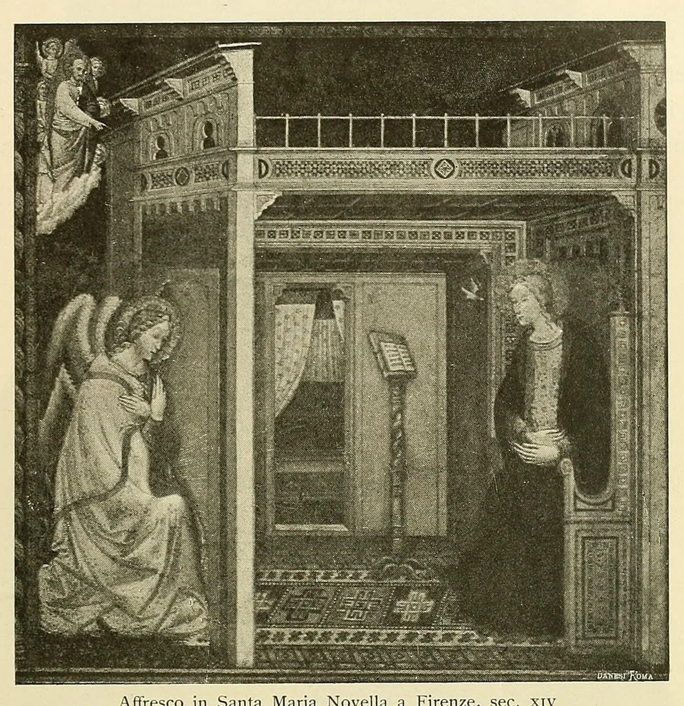 An illustration from La madonna; Svolgimento artistico delle rappresentazioni della vergine;, 1900, leaf 191