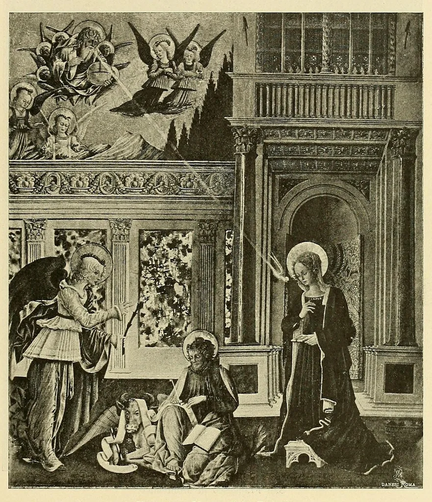 An illustration from La madonna; Svolgimento artistico delle rappresentazioni della vergine;, 1900, leaf 211