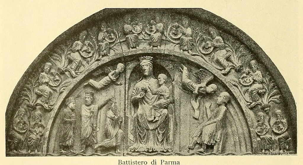 An illustration from La madonna; Svolgimento artistico delle rappresentazioni della vergine;, 1900, leaf 306