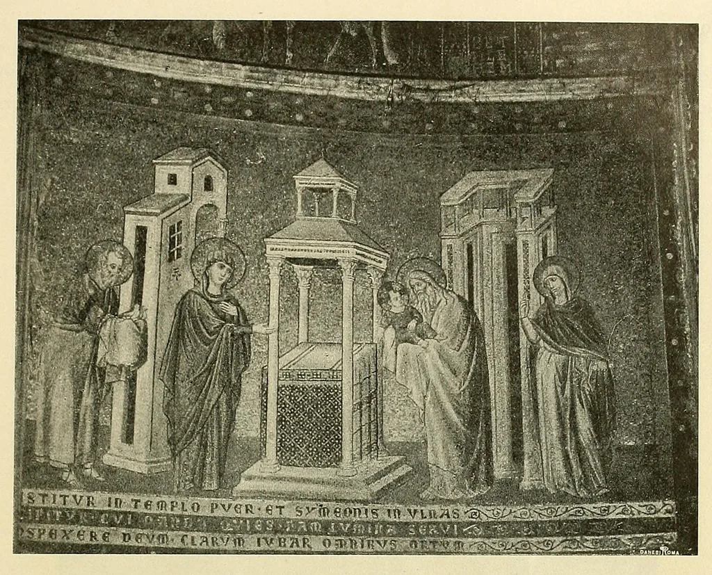 An illustration from La madonna; Svolgimento artistico delle rappresentazioni della vergine;, 1900, leaf 327