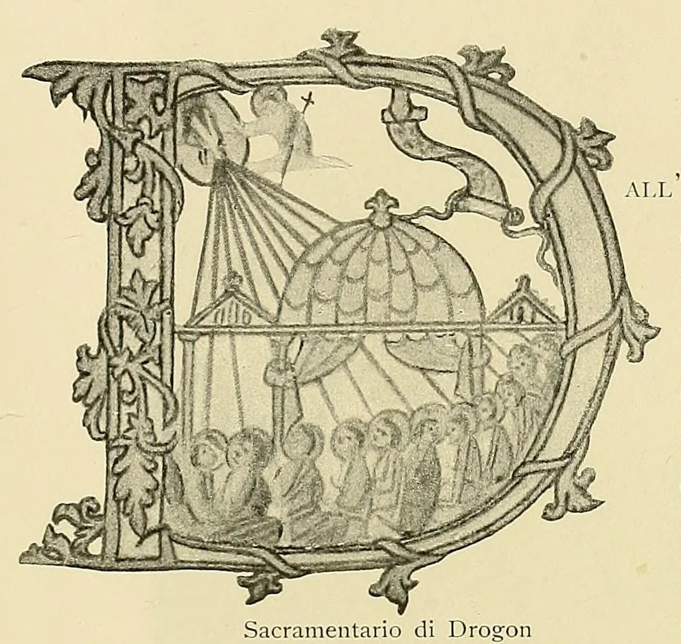 An illustration from La madonna; Svolgimento artistico delle rappresentazioni della vergine;, 1900, leaf 431