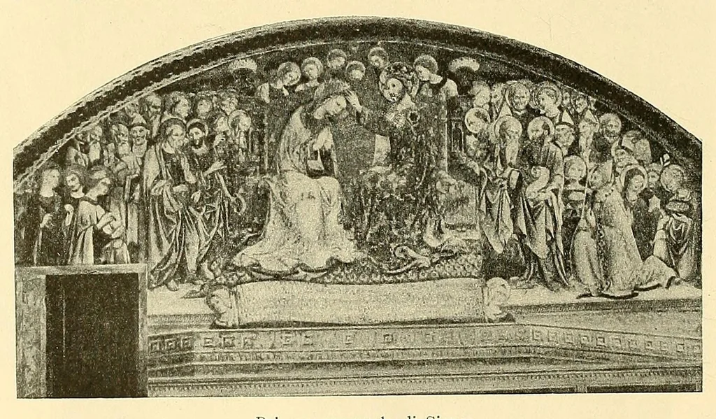An illustration from La madonna; Svolgimento artistico delle rappresentazioni della vergine;, 1900, leaf 456
