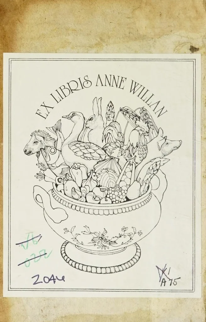 An illustration from La maison réglée, et l'art de diriger la maison d'un grand seigneur & autres, tant à la ville qu'à la campagne, & le devoir de tous les officiers, & autres domestiques en général : avec la véritable méthode de faire toutes sortes d'essences, d'eaux et de liqueurs, fortes & rafraîchissantes, à la mode d'Italie : ouvrage utile et necessaire à toutes sortes de personnes de qualité, gentils-hommes de province, etrangers, bourgeois, officiers de grandes maisons, limonadiers & autres marchands de liqueurs, 1700, leaf 2