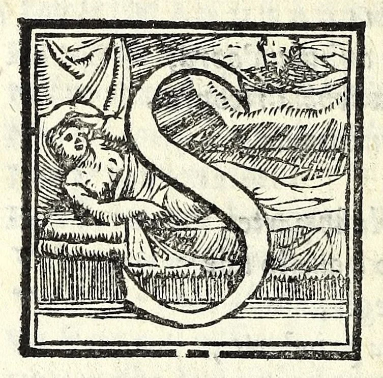 An illustration from La mandragola : comedia, 1554, leaf 12