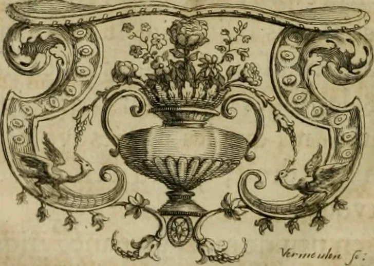 An illustration from La maniére de bien penser dans les ouvrages d'esprit. : Dialogues, 1687, leaf 415