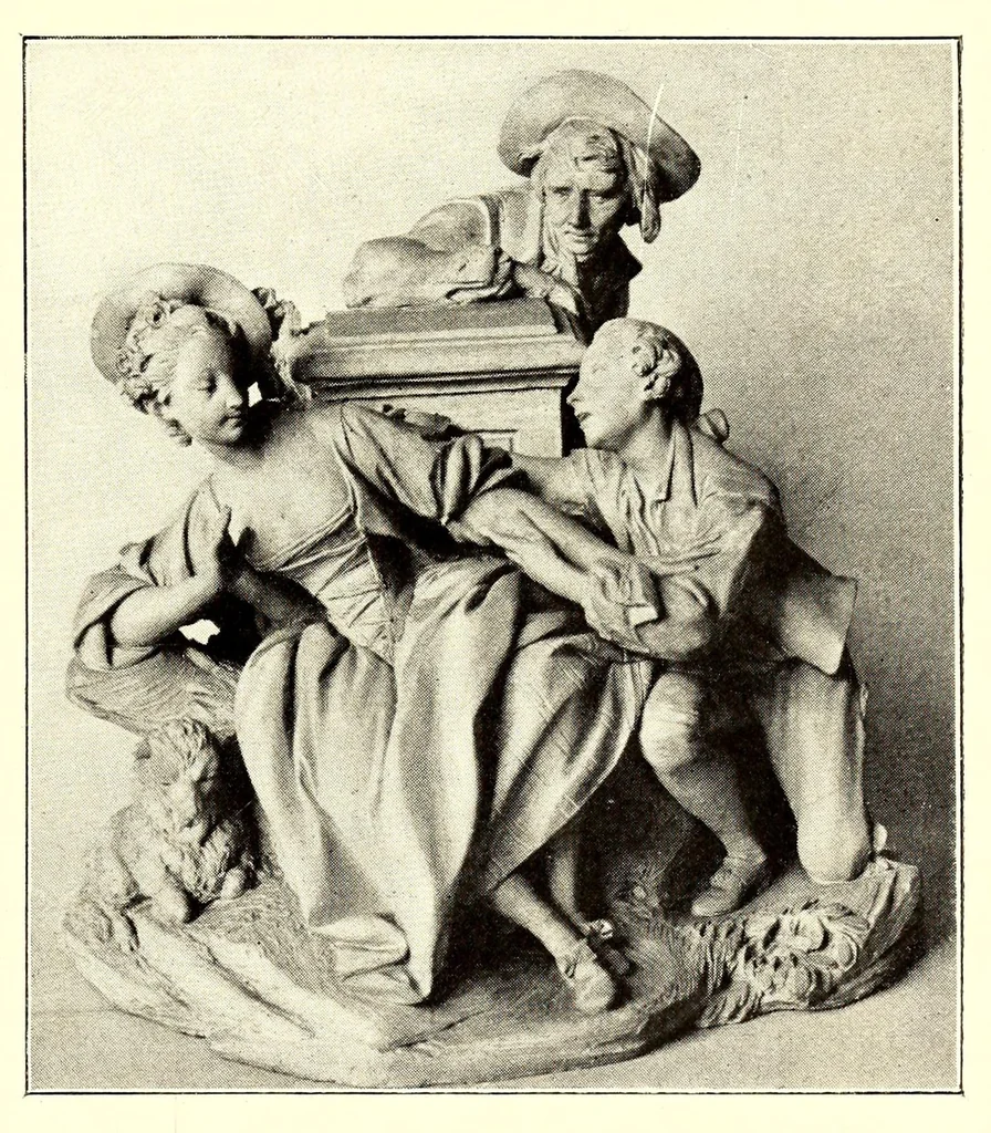 An illustration from La manufacture de porcelaine de Sèvres, 1908, leaf 51
