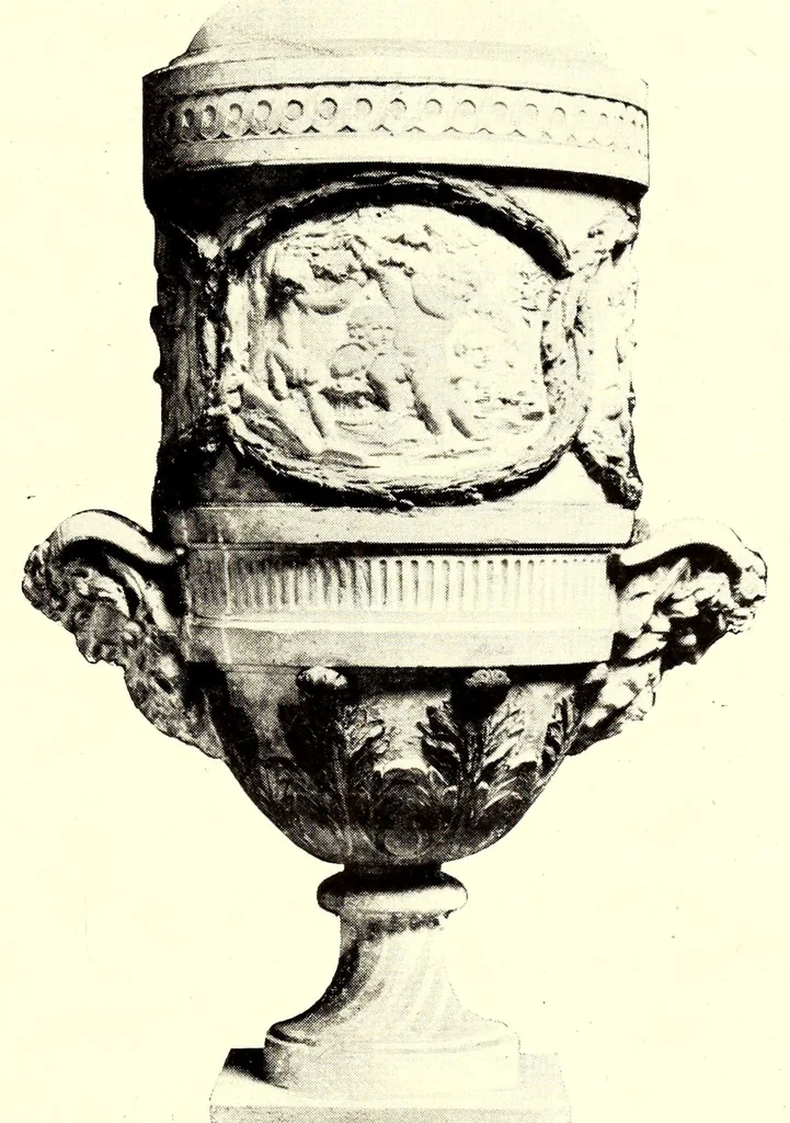 An illustration from La manufacture de porcelaine de Sèvres, 1908, leaf 75