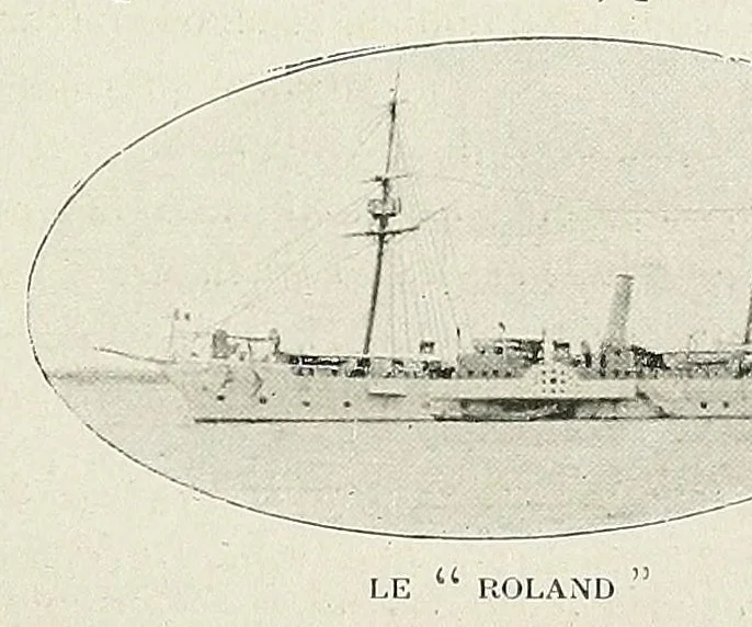 An illustration from La marine au Dahomey : campagne de "La Naiade" (1890-1892), 1901, leaf 123