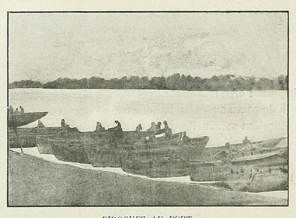 An illustration from La marine au Dahomey : campagne de "La Naiade" (1890-1892), 1901, leaf 168