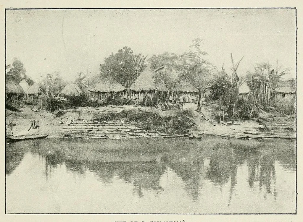 An illustration from La marine au Dahomey : campagne de "La Naiade" (1890-1892), 1901, leaf 247