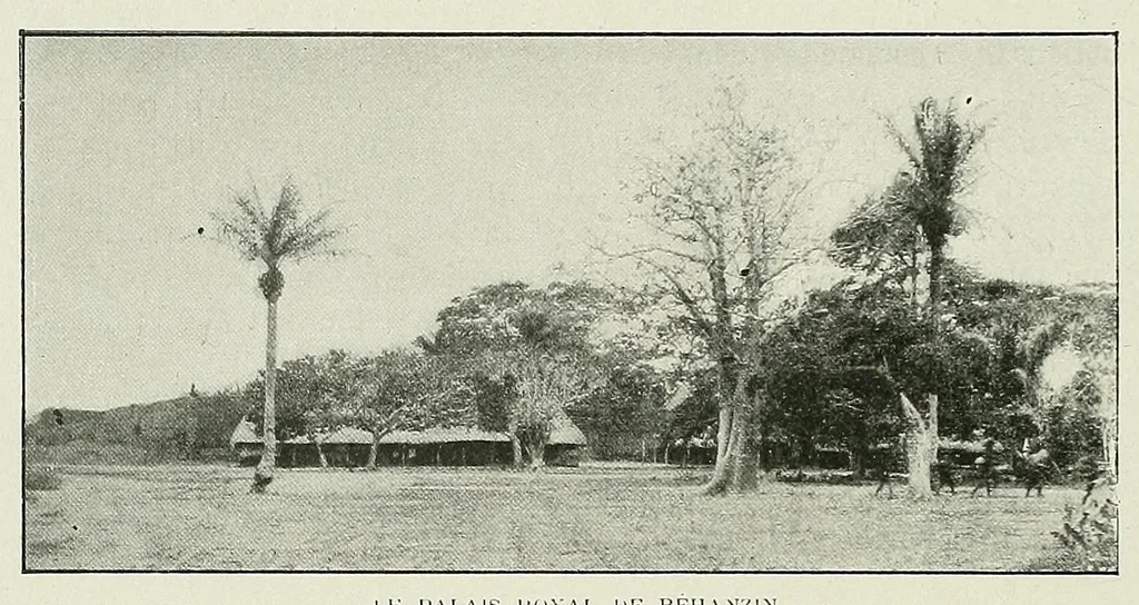 An illustration from La marine au Dahomey : campagne de "La Naiade" (1890-1892), 1901, leaf 286
