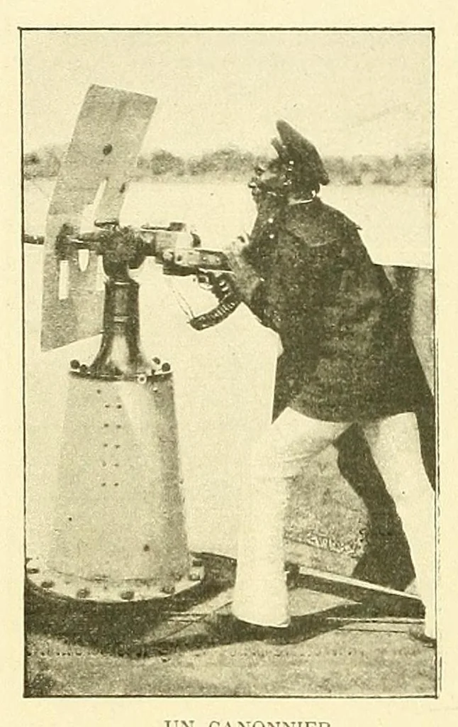 An illustration from La marine au Dahomey : campagne de "La Naiade" (1890-1892), 1901, leaf 144