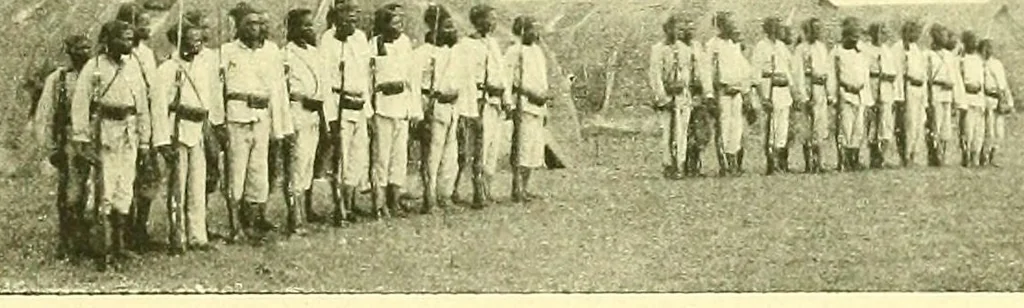 An illustration from La marine au Dahomey : campagne de "La Naiade" (1890-1892), 1901, leaf 155