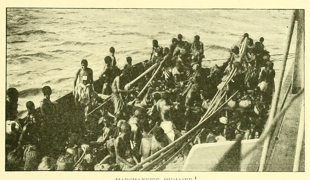 An illustration from La marine au Dahomey : campagne de "La Naiade" (1890-1892), 1901, leaf 185
