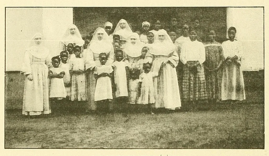 An illustration from La marine au Dahomey : campagne de "La Naiade" (1890-1892), 1901, leaf 202