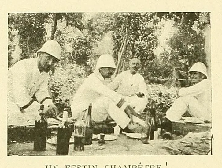 An illustration from La marine au Dahomey : campagne de "La Naiade" (1890-1892), 1901, leaf 288