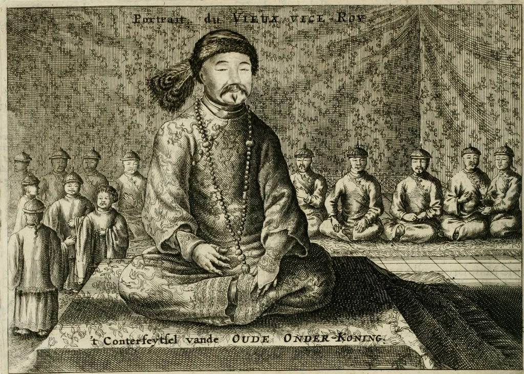 An illustration from L'ambassade de la Compagnie orientale des Provinces Unies vers l'empereur de la Chine, ou grand cam de Tartarie, faite par les Srs. Pierre de Goyer, & Jacob de Keyser, 1665, leaf 111