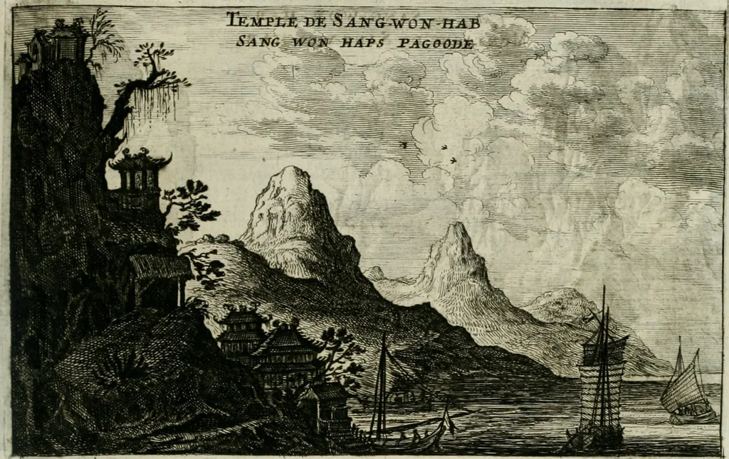 An illustration from L'ambassade de la Compagnie orientale des Provinces Unies vers l'empereur de la Chine, ou grand cam de Tartarie, faite par les Srs. Pierre de Goyer, & Jacob de Keyser, 1665, leaf 118