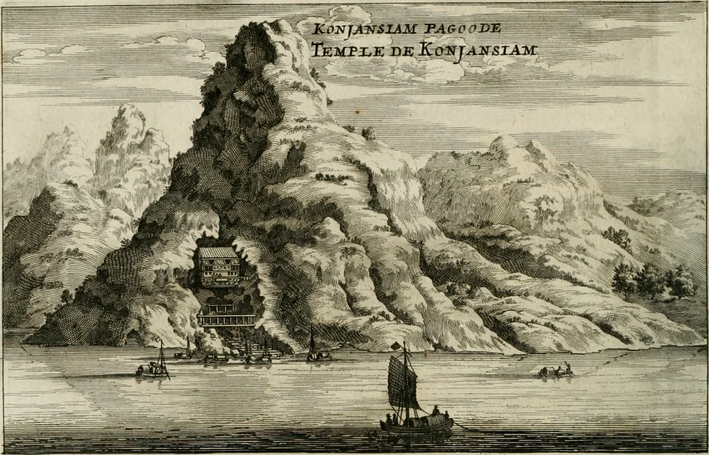 An illustration from L'ambassade de la Compagnie orientale des Provinces Unies vers l'empereur de la Chine, ou grand cam de Tartarie, faite par les Srs. Pierre de Goyer, & Jacob de Keyser, 1665, leaf 123