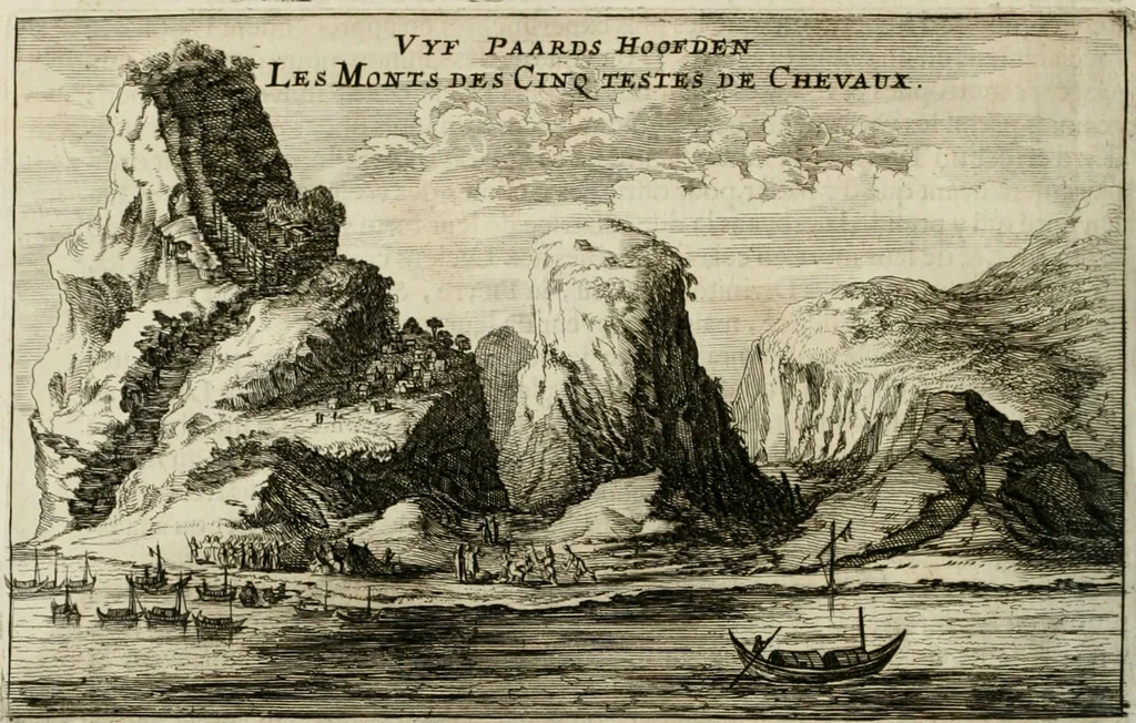 An illustration from L'ambassade de la Compagnie orientale des Provinces Unies vers l'empereur de la Chine, ou grand cam de Tartarie, faite par les Srs. Pierre de Goyer, & Jacob de Keyser, 1665, leaf 129