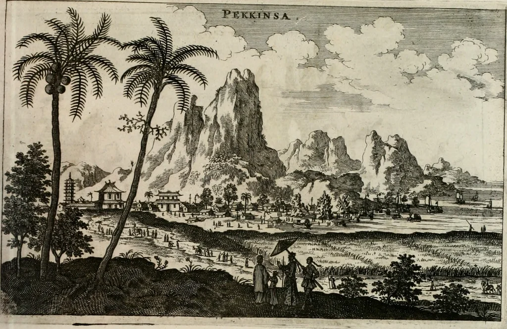 An illustration from L'ambassade de la Compagnie orientale des Provinces Unies vers l'empereur de la Chine, ou grand cam de Tartarie, faite par les Srs. Pierre de Goyer, & Jacob de Keyser, 1665, leaf 150