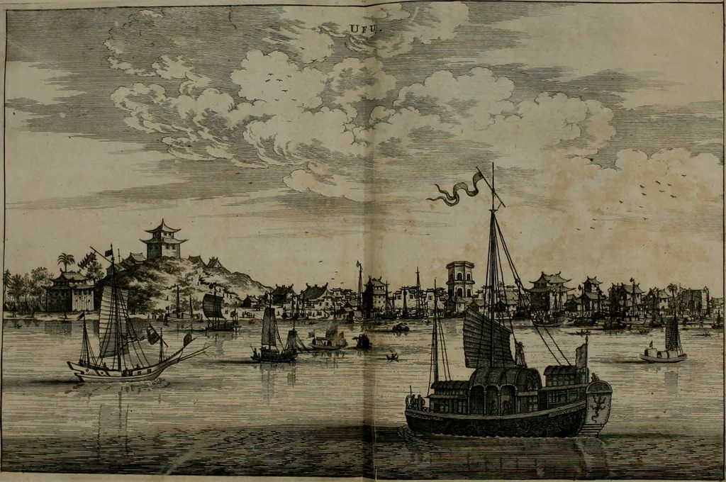 An illustration from L'ambassade de la Compagnie orientale des Provinces Unies vers l'empereur de la Chine, ou grand cam de Tartarie, faite par les Srs. Pierre de Goyer, & Jacob de Keyser, 1665, leaf 191